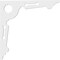 Ekena Millwork Cena Architectural Grade PVC Bracket, 5/8"W X 22"D X 22"H BKTP01X22X22CE - alternate 4
